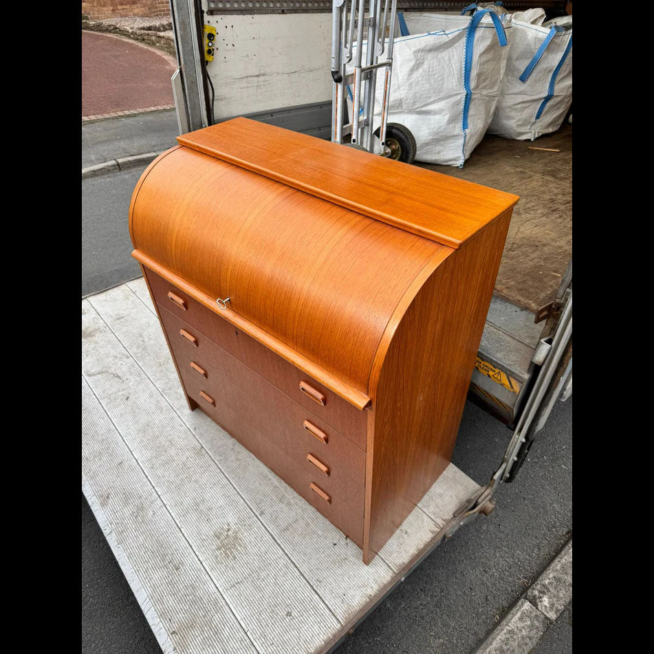 【入荷前先行予約】ヴィンテージ家具 デンマーク ビューロ ロールデスク