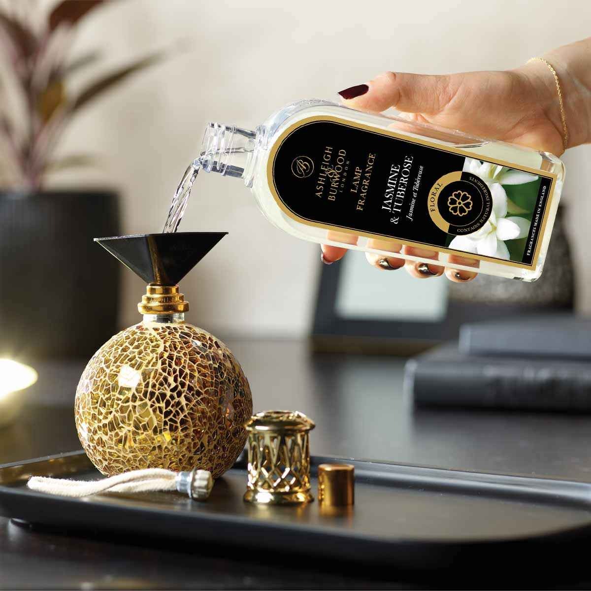 アシュレイ&バーウッド Ashleigh & Burwood フレグランスランプ用オイル ジャスミン&チュベローズ 500ml