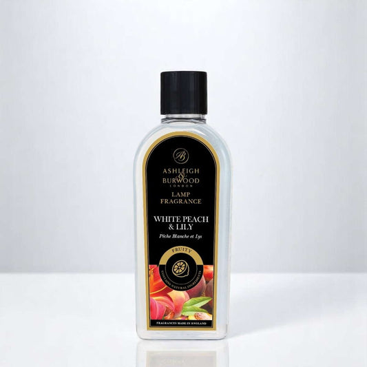 アシュレイ&バーウッド Ashleigh & Burwood フレグランスランプ用オイル ホワイトピーチ&リリー 500ml