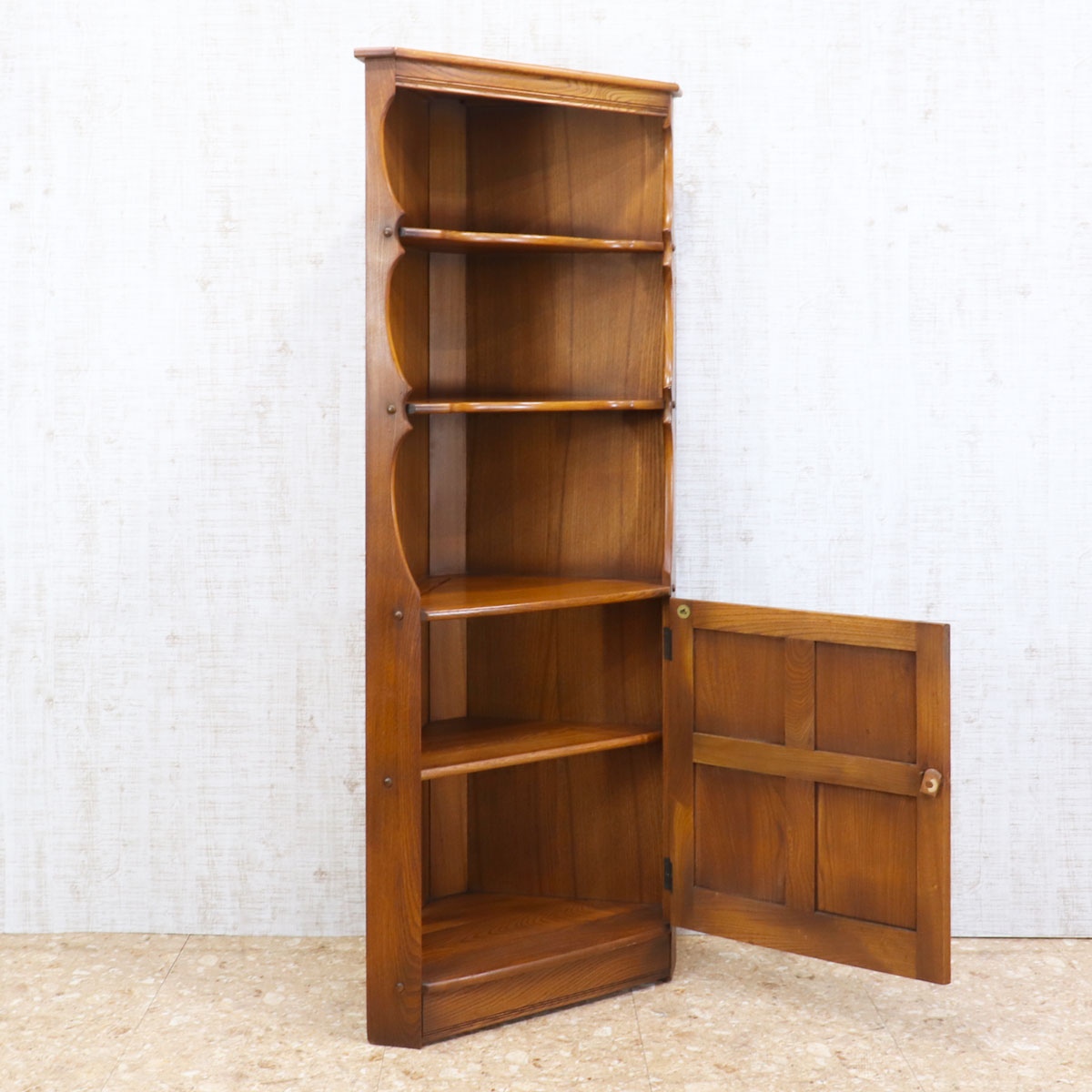 アーコール ERCOL ヴィンテージ コーナーシェルフ