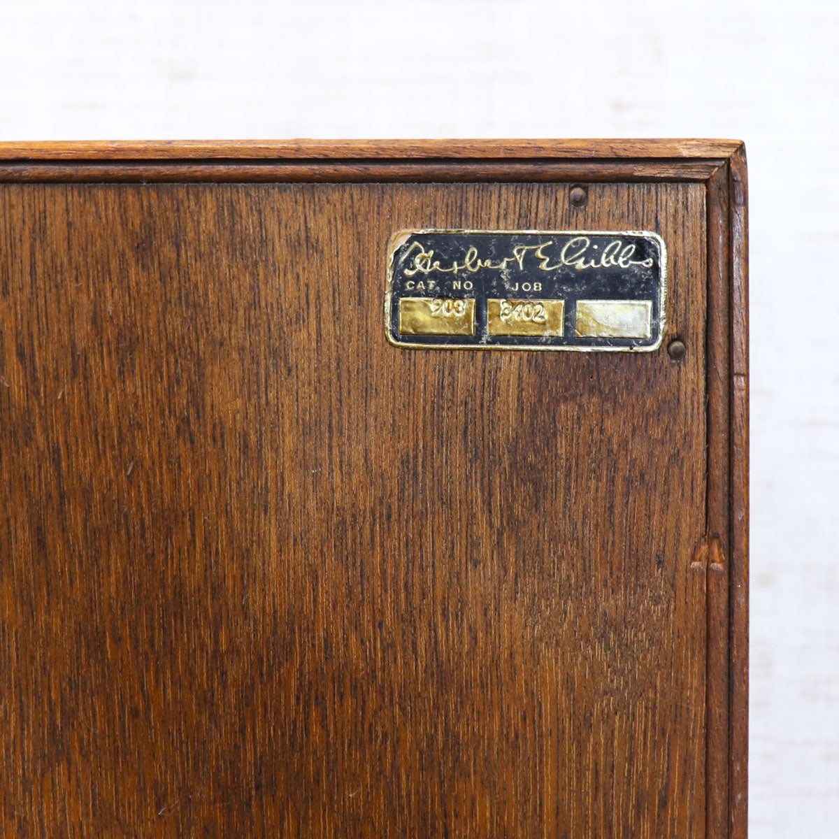 ハーバート・E・ギブス Herbert E Gibbs ヴィンテージ ガラス戸 ブックケース