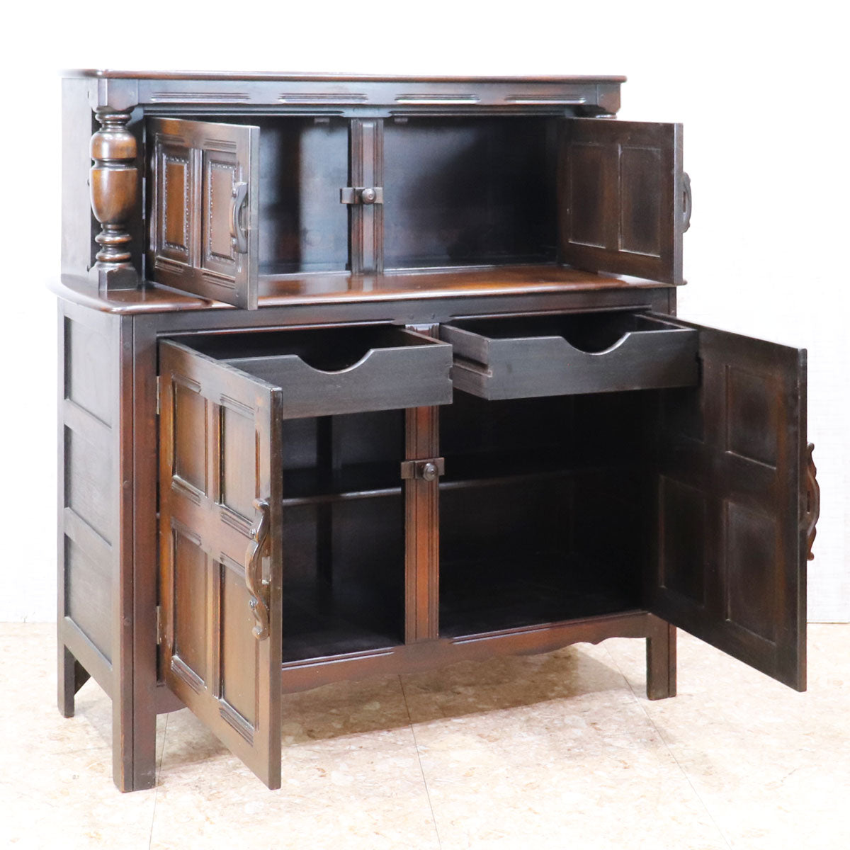 アーコール ERCOL オールドコロニアル コートキャビネット カップボード
