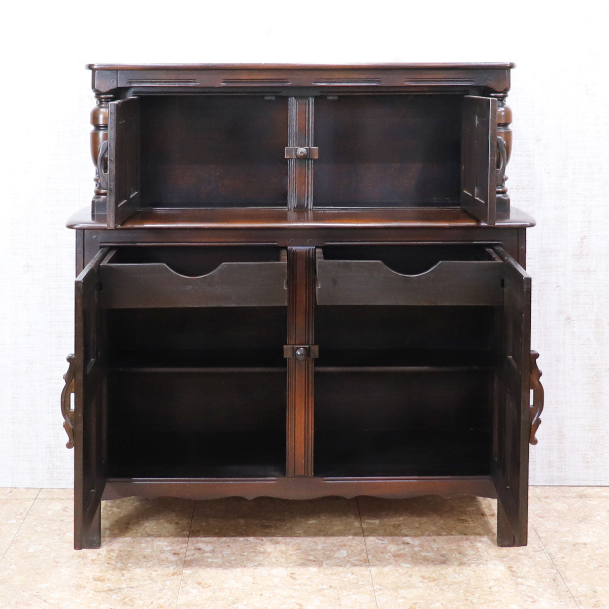 アーコール ERCOL オールドコロニアル コートキャビネット カップボード