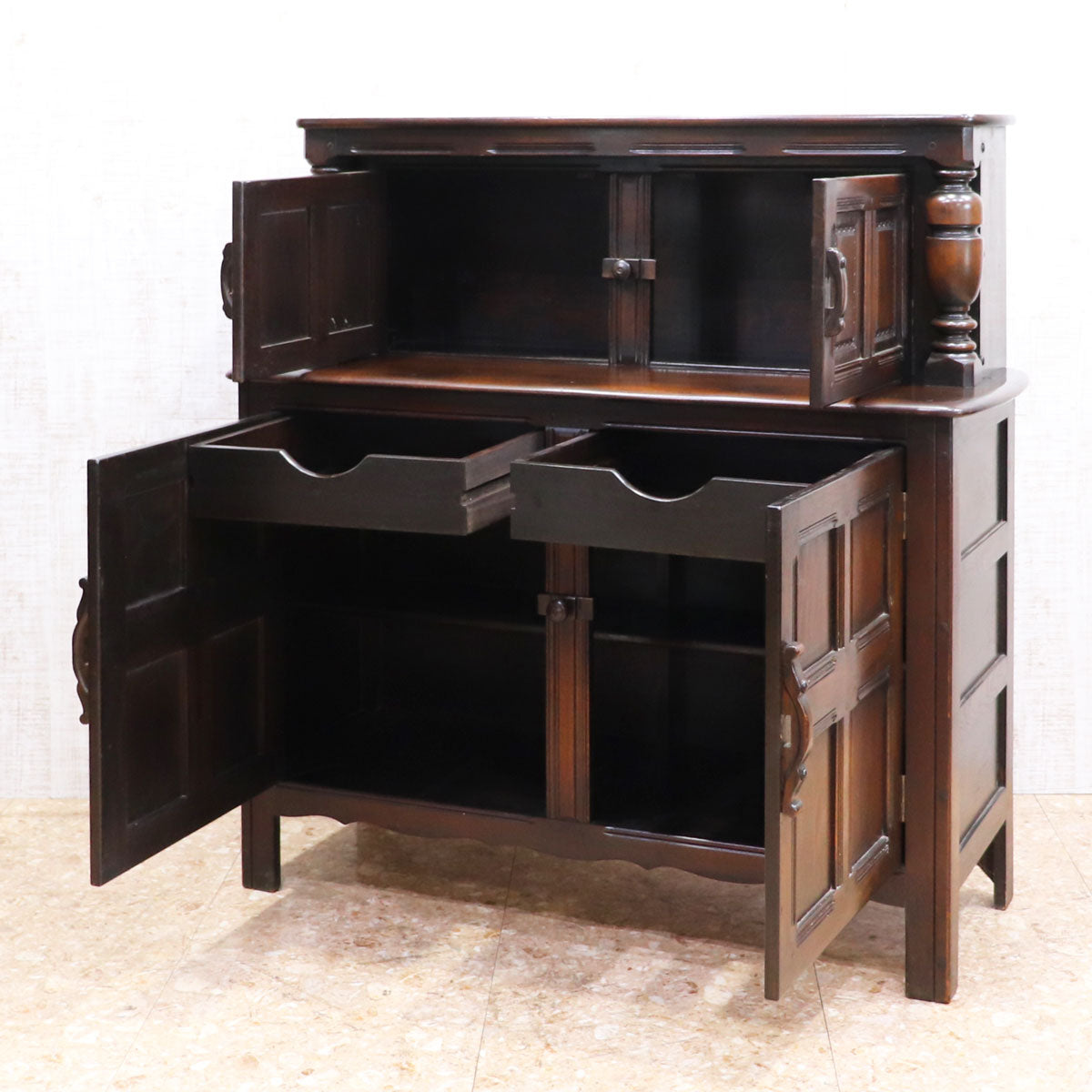 アーコール ERCOL オールドコロニアル コートキャビネット カップボード