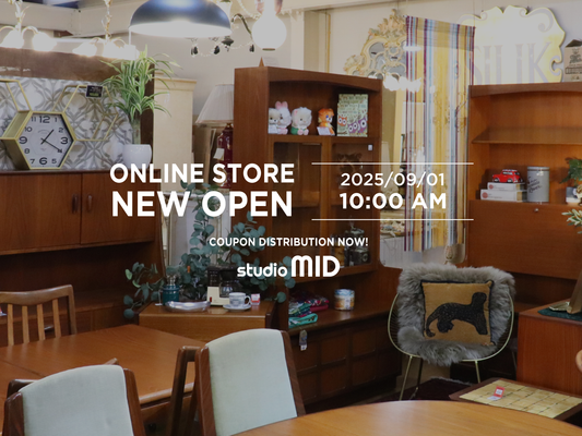 studio MID オンラインストア 9月1日オープンのお知らせ