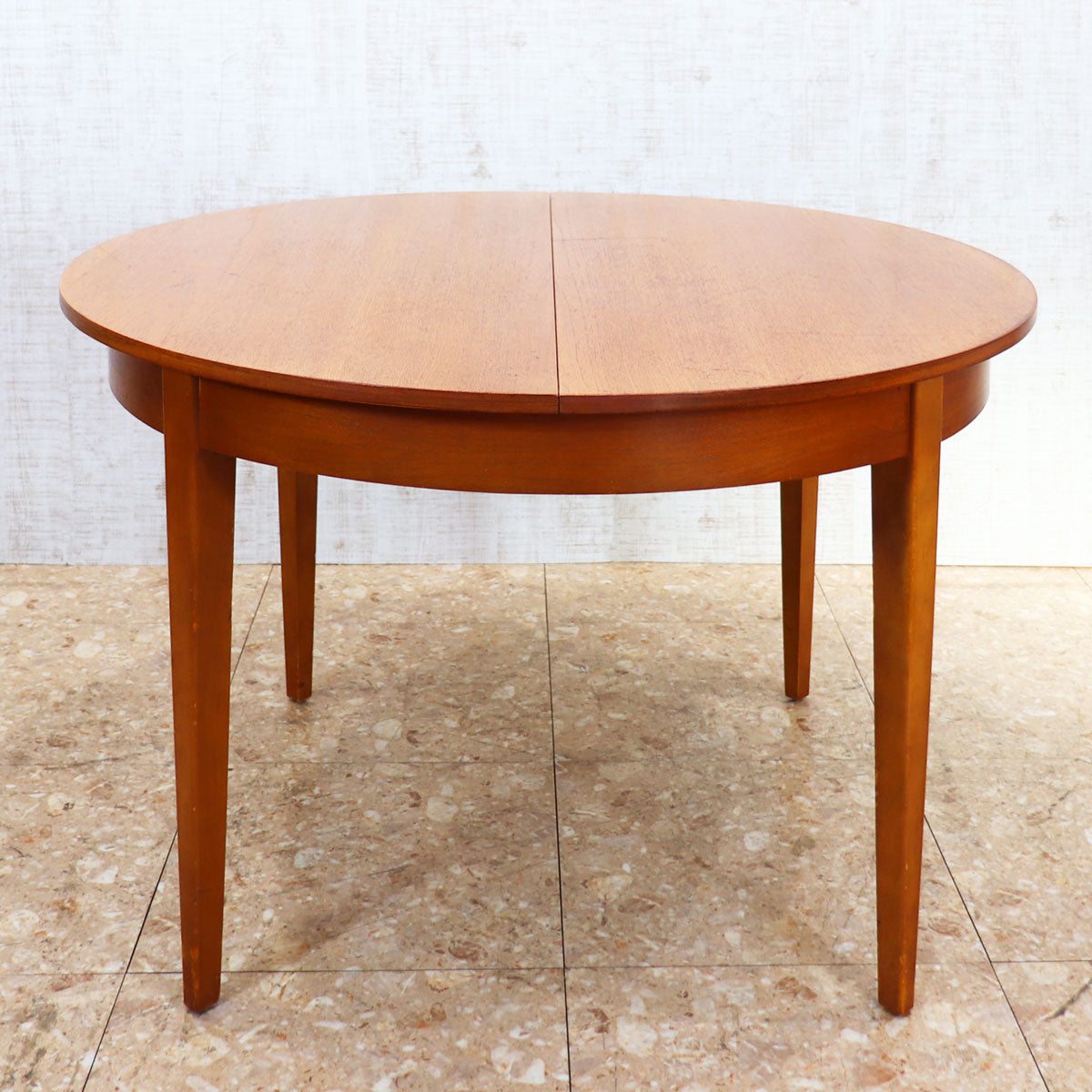 イギリス ヴィンテージ ラウンド ダイニングテーブル エクステンション