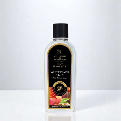 アシュレイ&バーウッド Ashleigh & Burwood フレグランスランプ用オイル ホワイトピーチ＆リリー 500ml