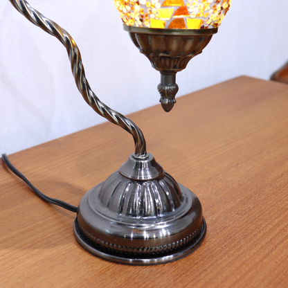 テーブルランプ ハンギングモザイクライト LED照明 イエロー