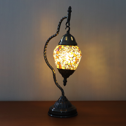 テーブルランプ ハンギングモザイクライト LED照明 イエロー