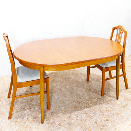 ヴィンテージ家具 ジープラン G-PLAN フレスコ Fresco オーバル ダイニングテーブル エクステンション