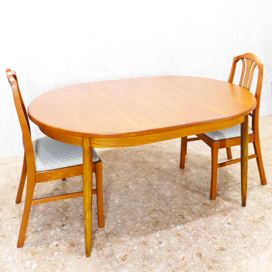 ヴィンテージ家具 ジープラン G-PLAN フレスコ Fresco オーバル ダイニングテーブル エクステンション