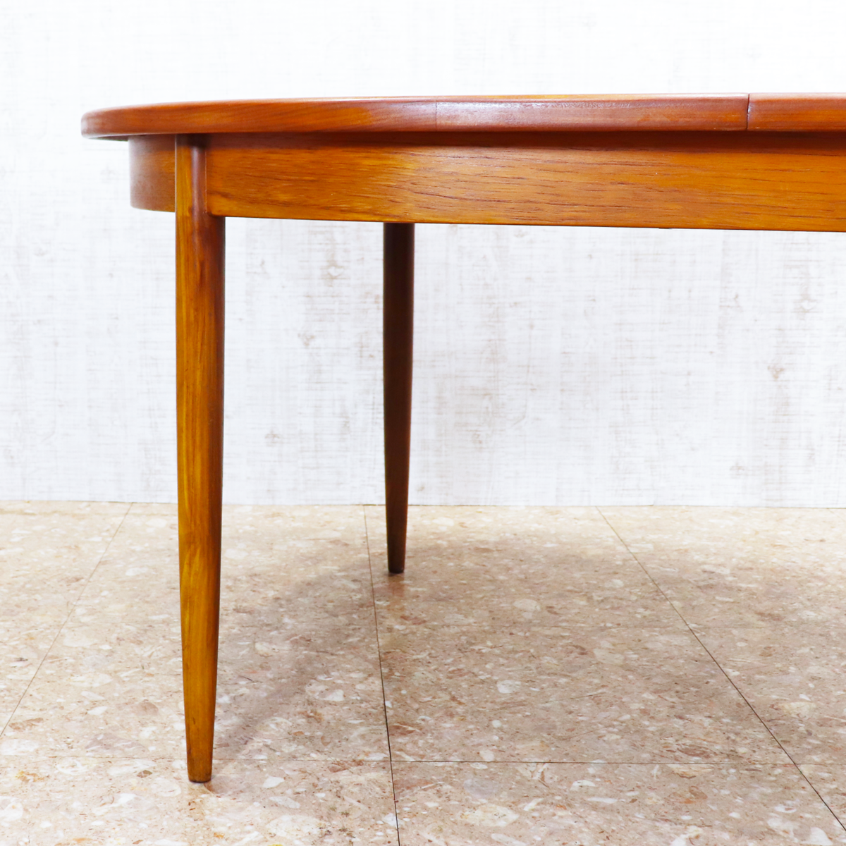 ヴィンテージ家具 ジープラン G-PLAN フレスコ Fresco オーバル ダイニングテーブル エクステンション