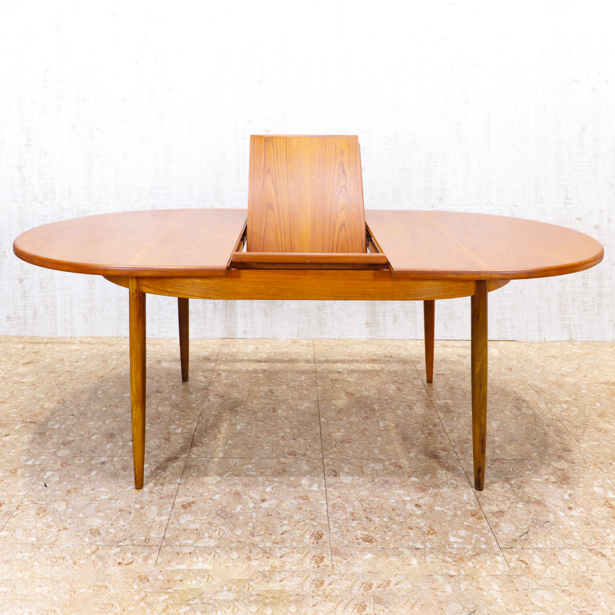 ヴィンテージ家具 ジープラン G-PLAN フレスコ Fresco オーバル ダイニングテーブル エクステンション