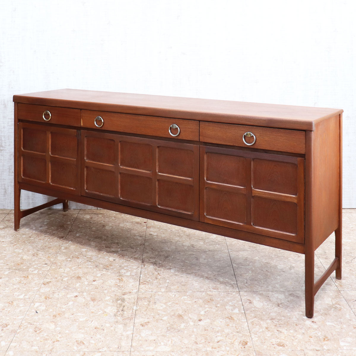 マリアンヌ♫ 制作依頼板 ネイサン NATHAN スクエア ミッドセンチュリー サイドボード