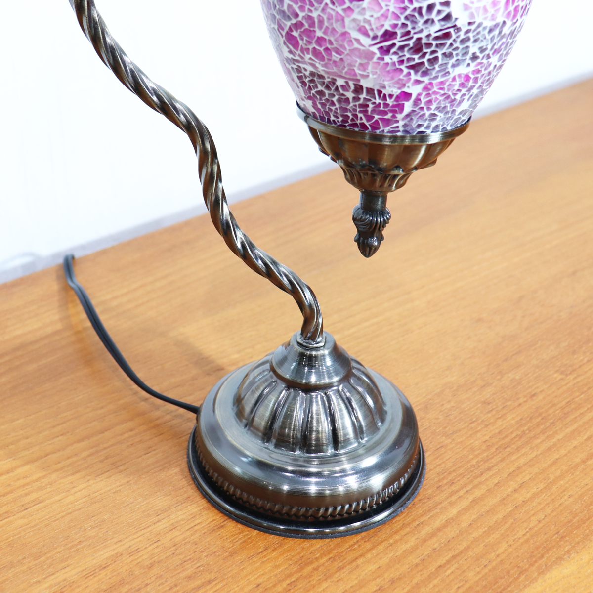 テーブルランプ ハンギングモザイクライト LED照明 ピンク