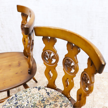 アーコール ERCOL オールドコロニアル シスルバックチェア タグ・クッション付き