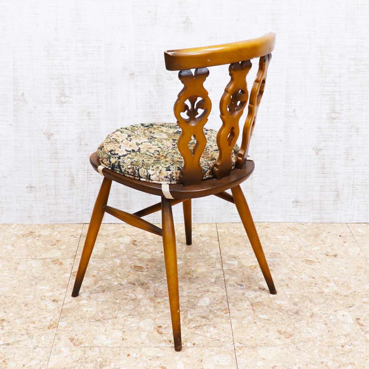 アーコール ERCOL オールドコロニアル シスルバックチェア タグ・クッション付き