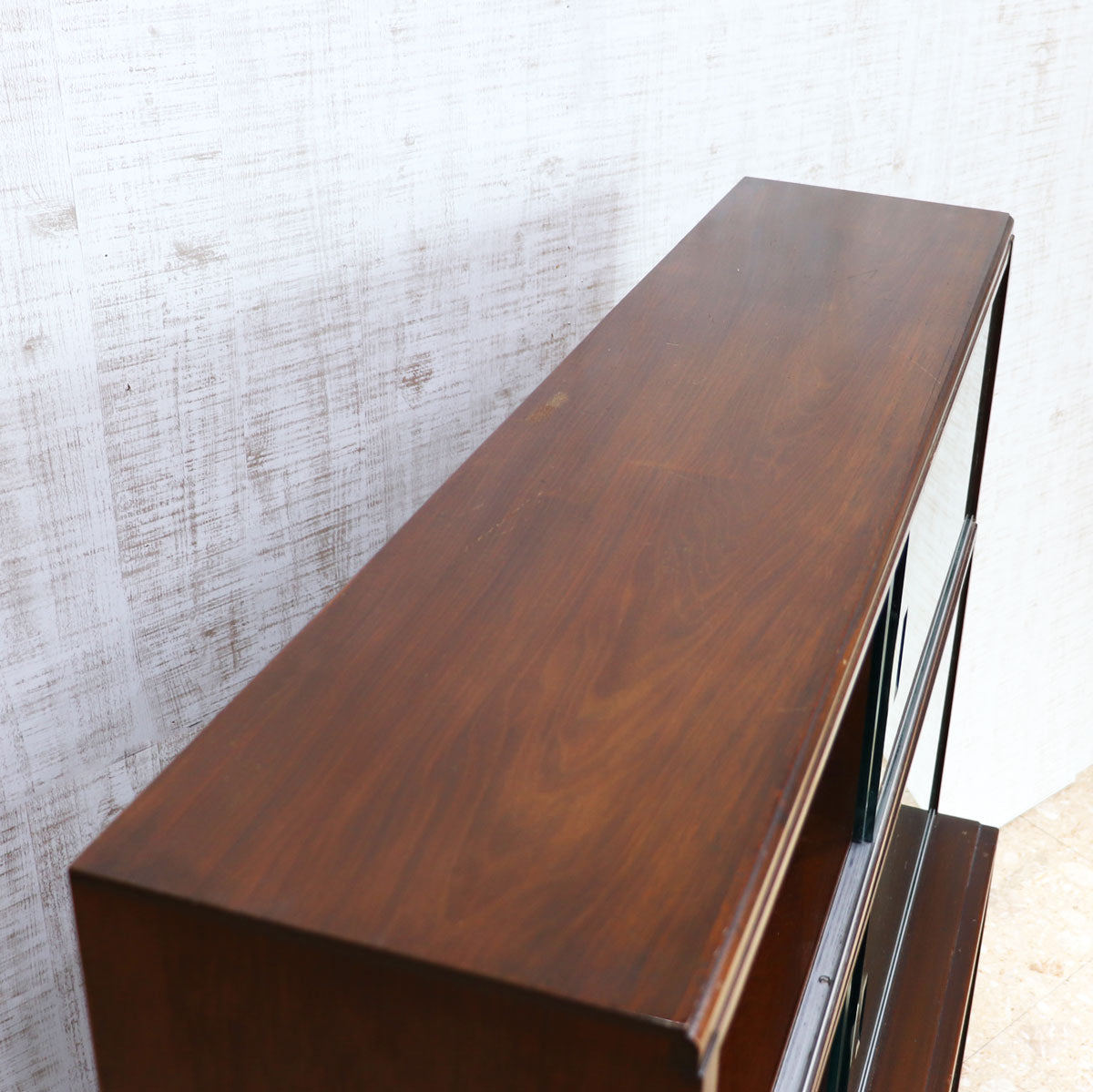 Minty of Oxford ガラス ブックケース 3段