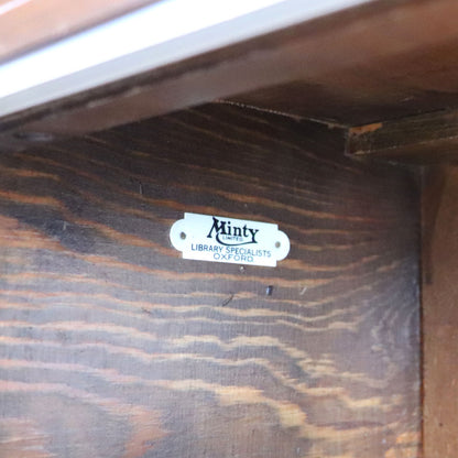 Minty of Oxford ガラス ブックケース 3段