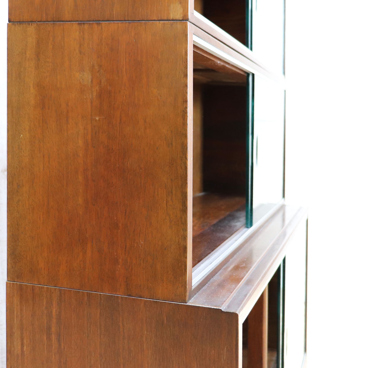 Minty of Oxford ガラス ブックケース 3段