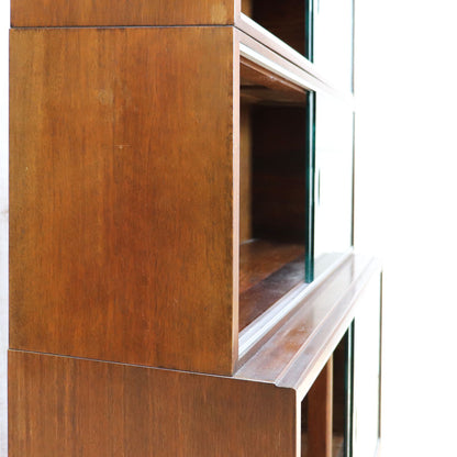 Minty of Oxford ガラス ブックケース 3段