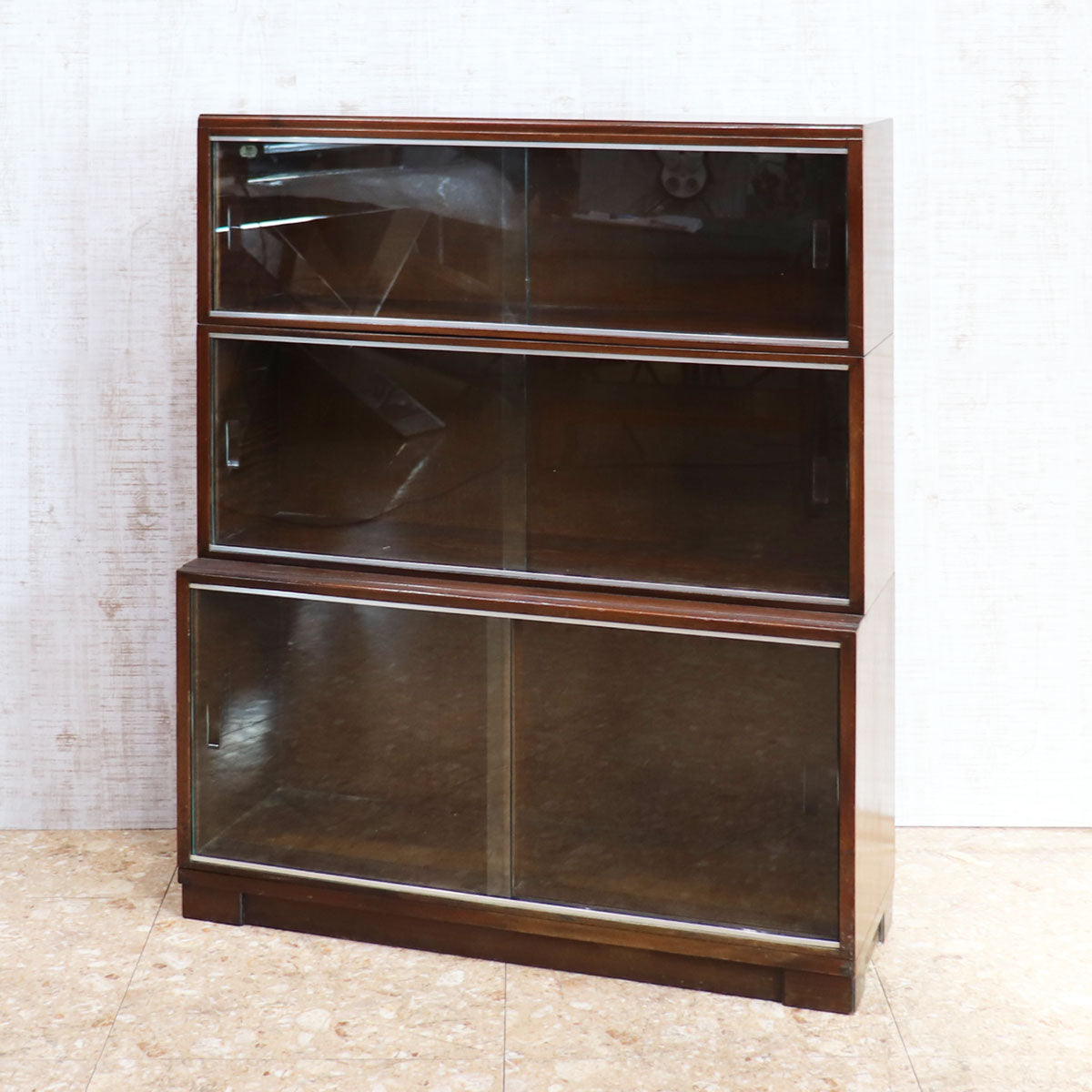 Minty of Oxford ガラス ブックケース 3段 – studio MID