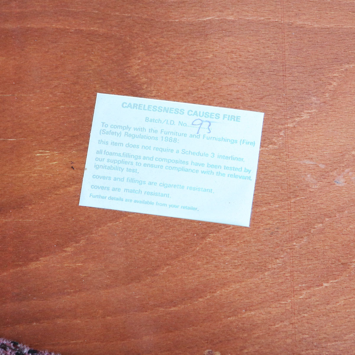 イギリス ヴィンテージ ダイニングチェア ハイバック