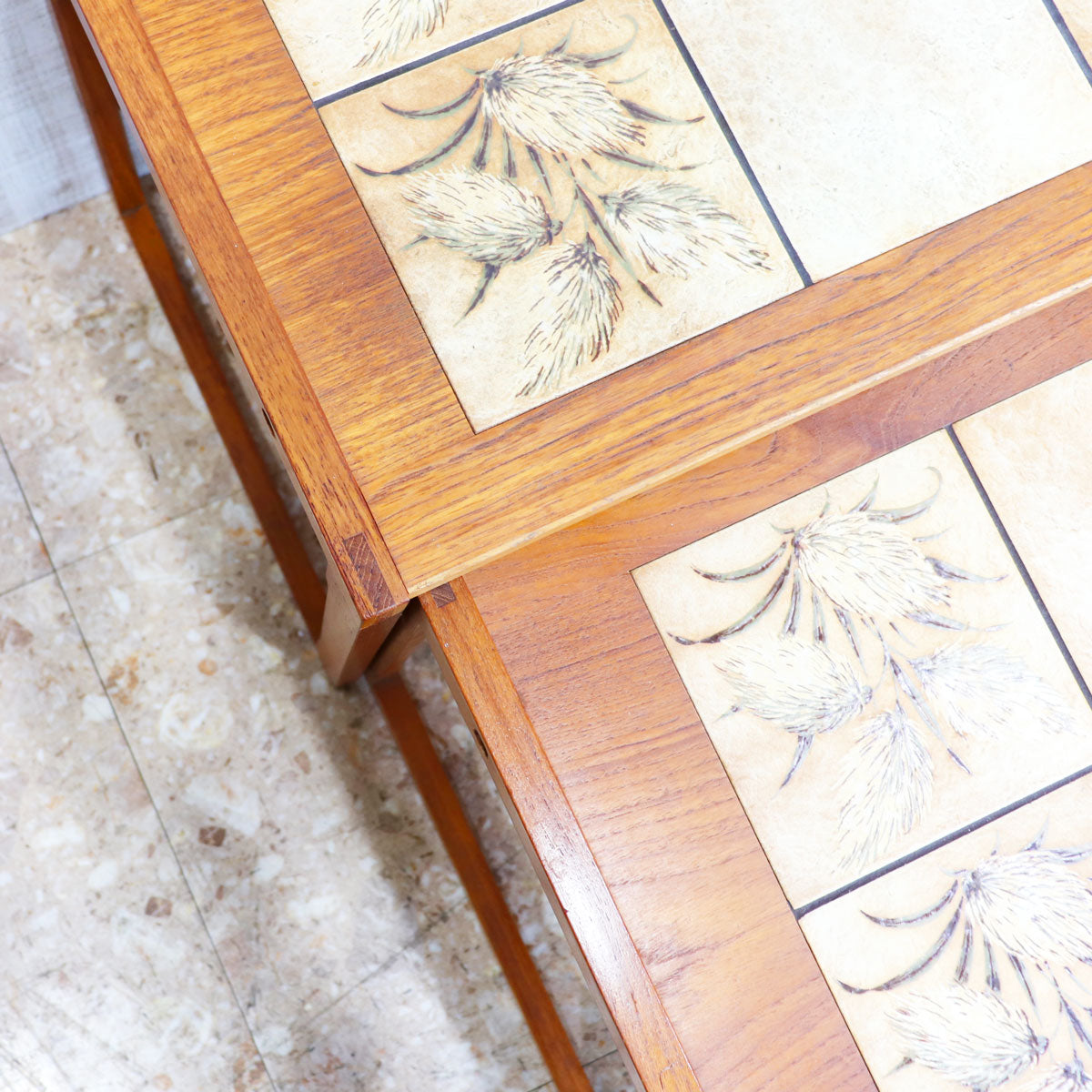 北欧デンマークヴィンテージネストテーブル デンマーク ヴィンテージ ネストテーブル 3台セット – studio MID