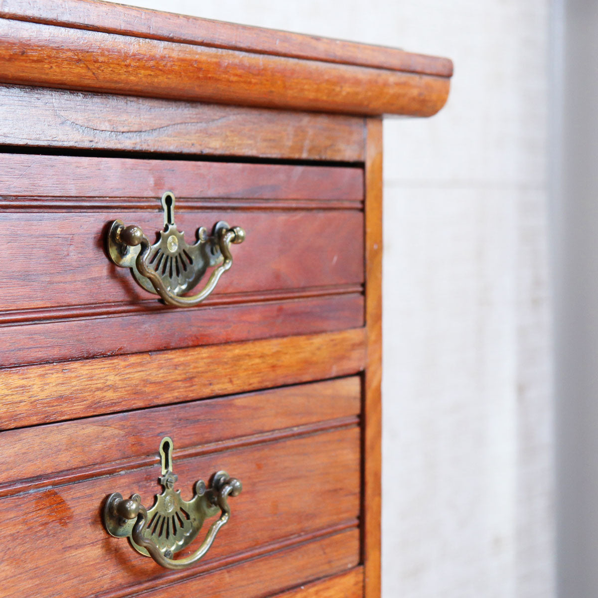 イギリス アンティーク ペディスタルデスク ライティングデスク