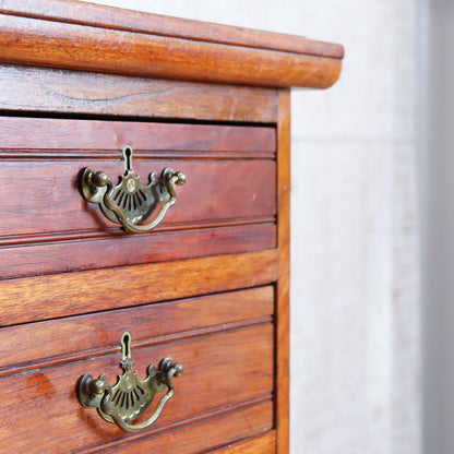 イギリス アンティーク ペディスタルデスク ライティングデスク