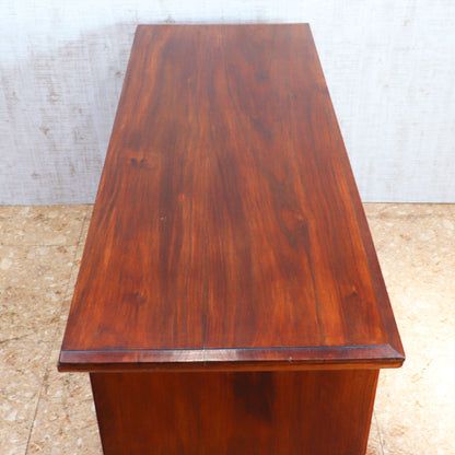 イギリス アンティーク ペディスタルデスク ライティングデスク