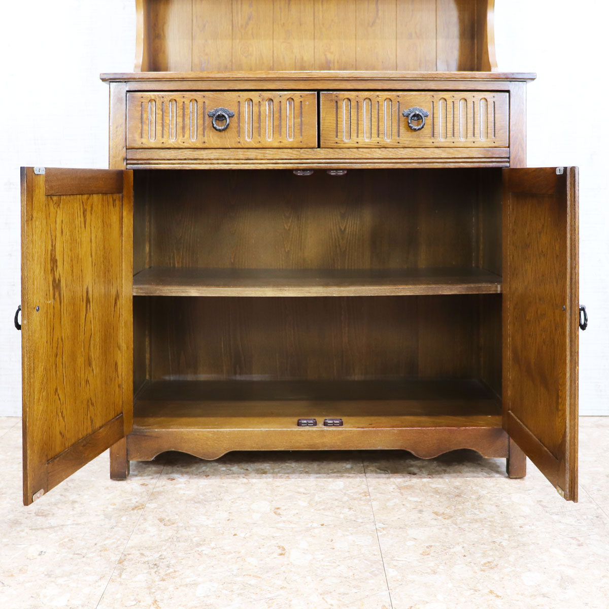 向春セールM●希少☞US製ヴィンテージファニチャー☜ カップボード　飾棚 向春セールM○希少☞US製ヴィンテージファニチャー☜ カップ