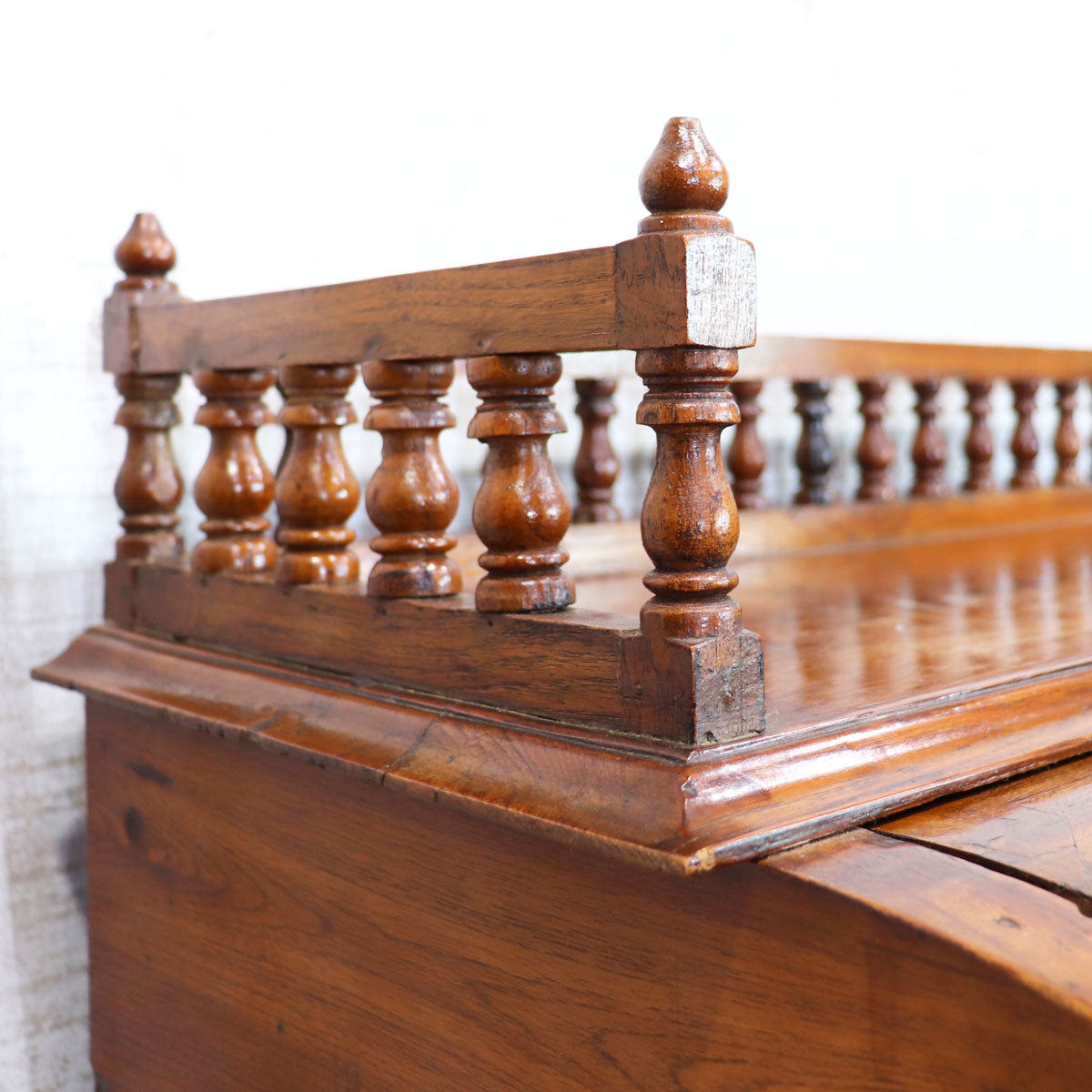 イギリス アンティーク バレルロールデスク