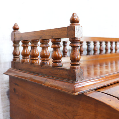 イギリス アンティーク バレルロールデスク