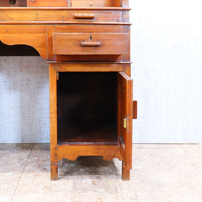 イギリス アンティーク バレルロールデスク