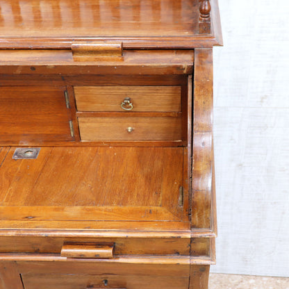 イギリス アンティーク バレルロールデスク