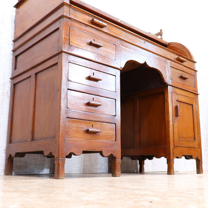 イギリス アンティーク バレルロールデスク