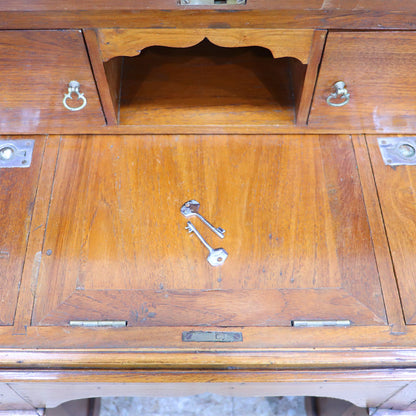 イギリス アンティーク バレルロールデスク