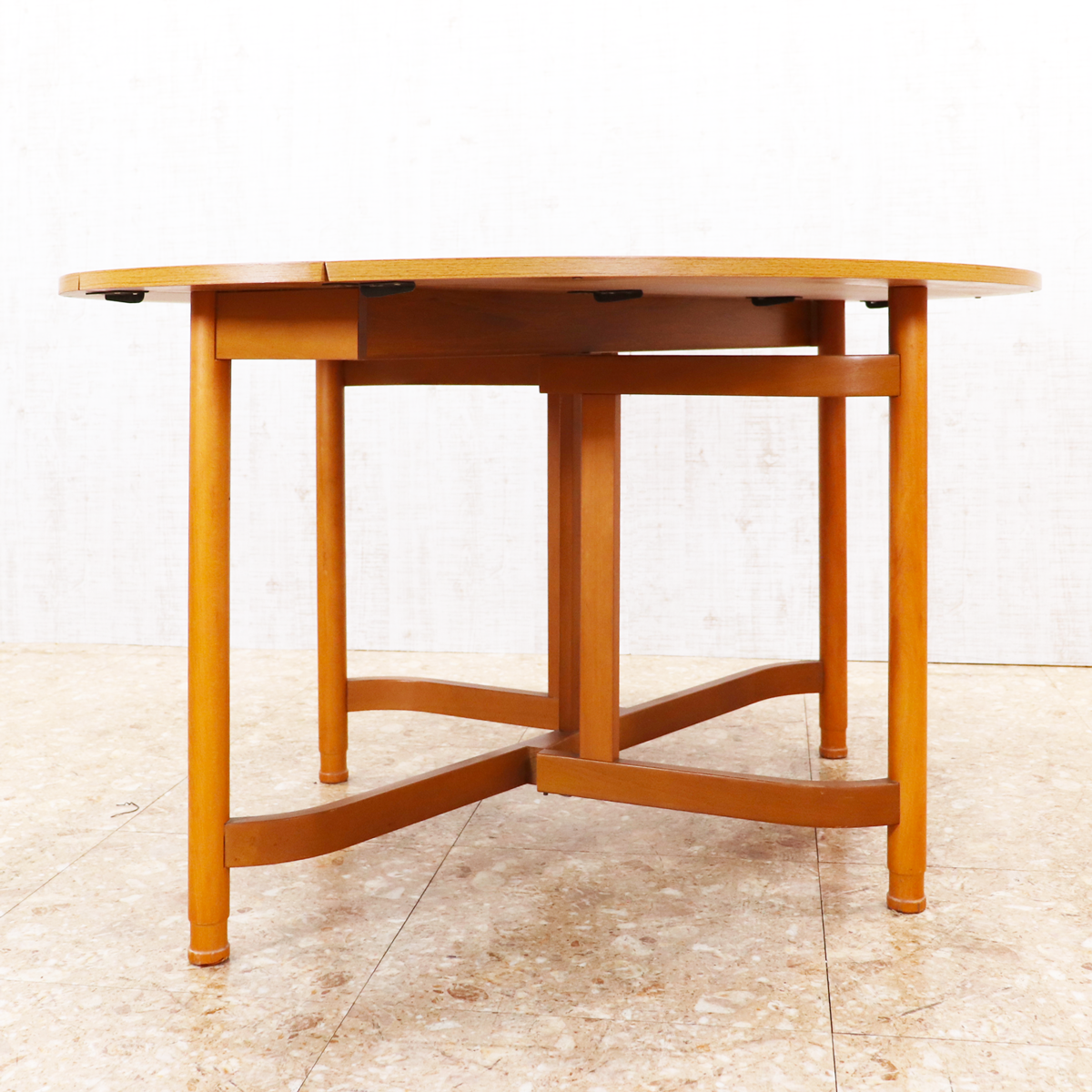 ヴィンテージ家具 シュライバー SCHREIBER ドロップリーフ ゲートレッグテーブル
