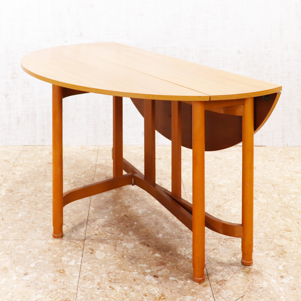 ヴィンテージ家具 シュライバー SCHREIBER ドロップリーフ ゲートレッグテーブル