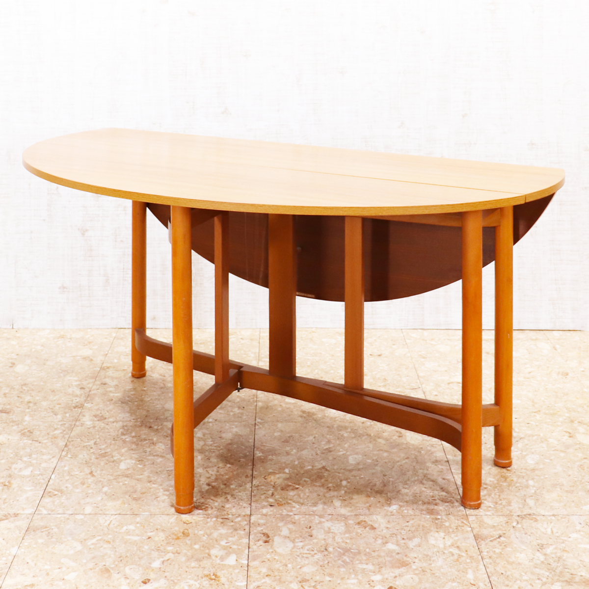 ヴィンテージ家具 シュライバー SCHREIBER ドロップリーフ ゲートレッグテーブル