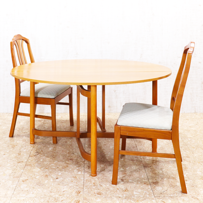 ヴィンテージ家具 シュライバー SCHREIBER ドロップリーフ ゲートレッグテーブル