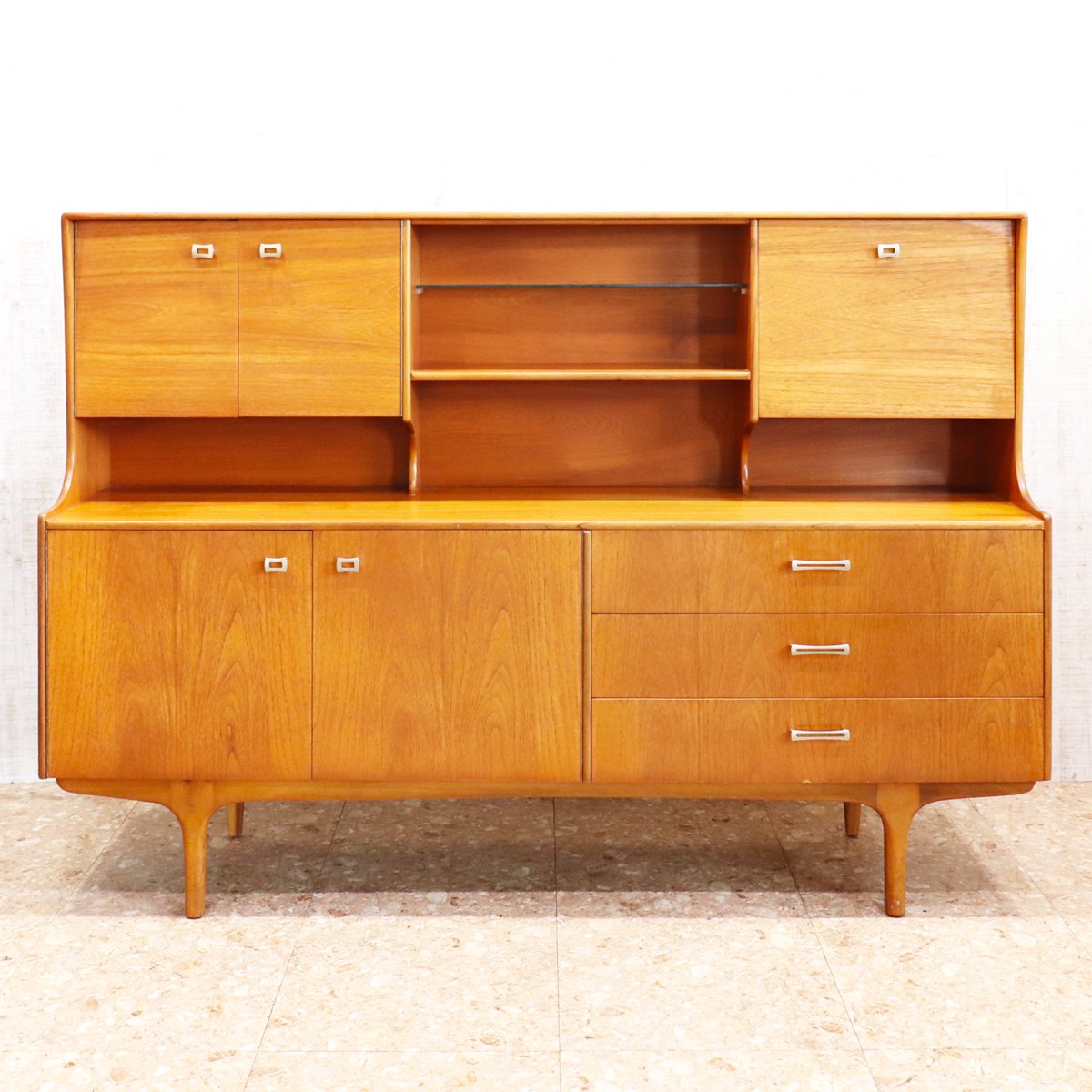 ヴィンテージ家具 サトクリフ オブ トッドモーデン Sutcliffe of Todmorden ハイボード ハイキャビネット