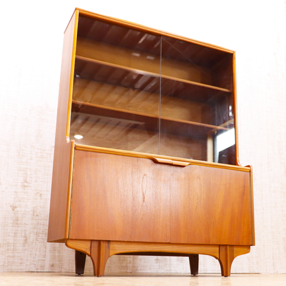 ヴィンテージ家具 サトクリフ オブ トッドモーデン Sutcliffe of Todmorden ガラスキャビネット ブックケース
