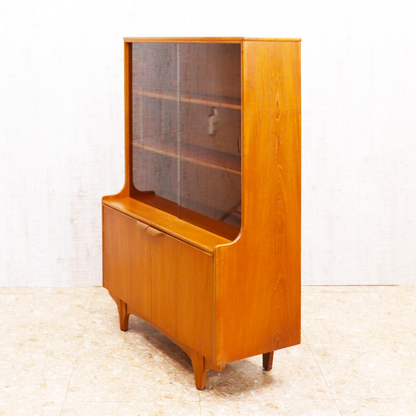 ヴィンテージ家具 サトクリフ オブ トッドモーデン Sutcliffe of Todmorden ガラスキャビネット ブックケース