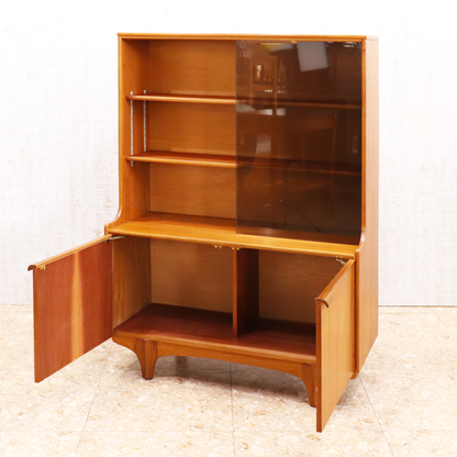 ヴィンテージ家具 サトクリフ オブ トッドモーデン Sutcliffe of Todmorden ガラスキャビネット ブックケース